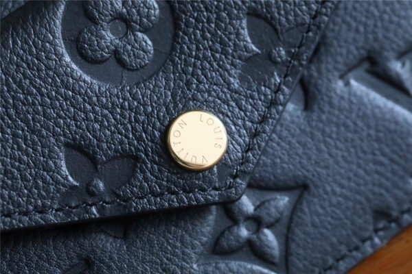 1:1 Replica Louis Vuitton Card Holder Recto Verso Monogram Empreinte Black For Women, Women's Wallets 5.1in/13cm LV M69421