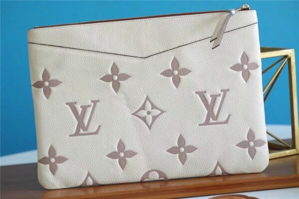 1:1 Replica Louis Vuitton Clea Wallet Monogram Empreinte Black For Women, Women's Wallets 11.7in/29.5cm LV M80174