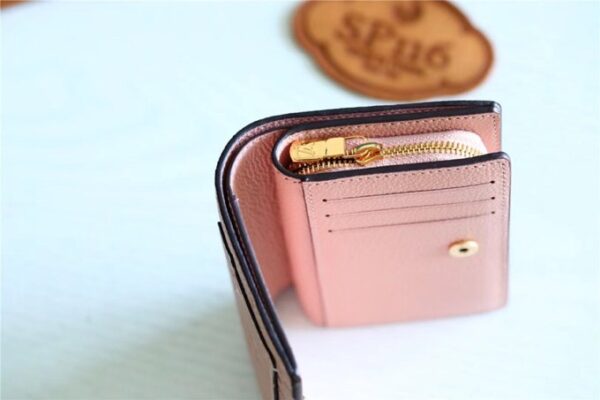 1:1 Replica Louis Vuitton Clea Wallet Monogram Empreinte Light Pink For Women, Women's Wallets 1.3in/11cm LV