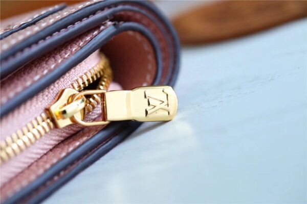 1:1 Replica Louis Vuitton Clea Wallet Monogram Empreinte Light Pink For Women, Women's Wallets 1.3in/11cm LV