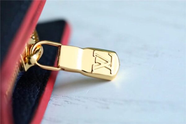 1:1 Replica Louis Vuitton Clea Wallet Monogram Empreinte Navy Blue For Women, Women's Wallets 1.3in/11cm LV