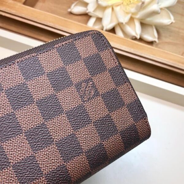 1:1 Replica Louis Vuitton Clemence Wallet Damier Ebene Canvas For Women, Women Wallet LV