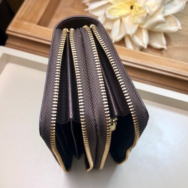 1:1 Replica Louis Vuitton Clemence Wallet Damier Ebene Canvas For Women, Women Wallet LV