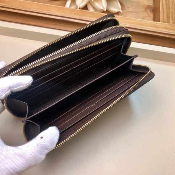 1:1 Replica Louis Vuitton Clemence Wallet Damier Ebene Canvas For Women, Women Wallet LV