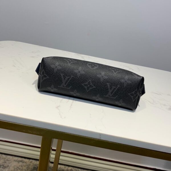 1:1 Replica Louis Vuitton Cosmetic Pouch PM Monogram Eclipse Canvas For Women, Women's Bags 7.5in/19cm LV