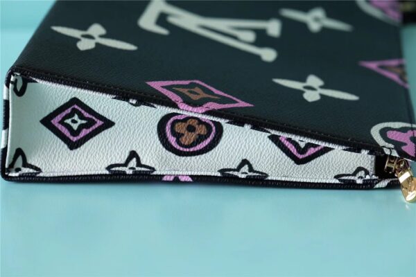 1:1 Replica Louis Vuitton Cosmetic Toiletry Pouch 26 Waxed Monogram Canvas Black For Women, Women's Wallets 9.8in/25cm LV M80751