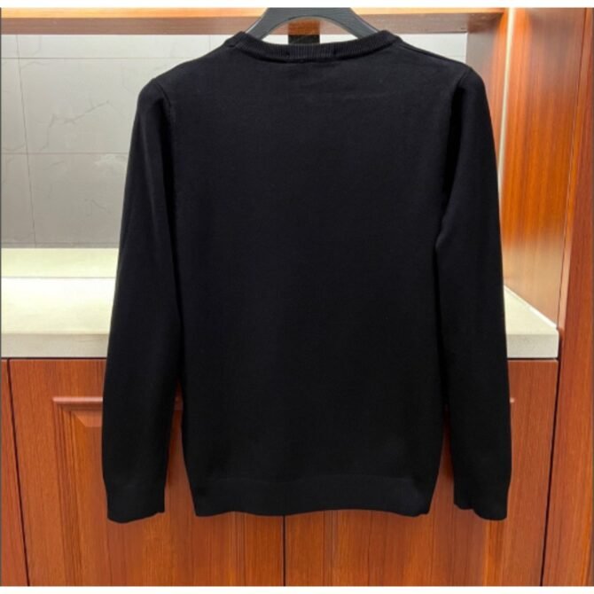 louis vuitton cotton crewneck sweatshirt black for men bagoneer