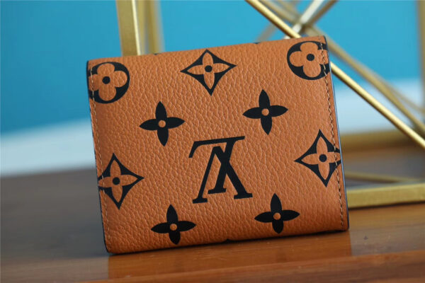 1:1 Replica Louis Vuitton Crafty Zoe Wallet Monogram Empreinte Caramel For Women, Women's Wallets 9.5in/24cm LV 