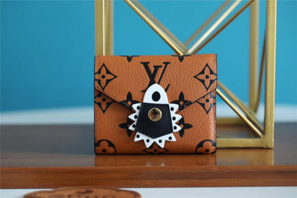 1:1 Replica Louis Vuitton Crafty Zoe Wallet Monogram Empreinte Caramel For Women, Women's Wallets 9.5in/24cm LV 