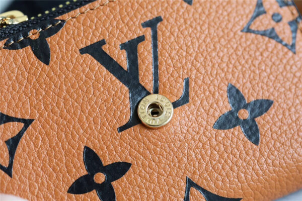 1:1 Replica Louis Vuitton Crafty Zoe Wallet Monogram Empreinte Caramel For Women, Women's Wallets 9.5in/24cm LV 