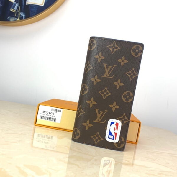 1:1 Replica Louis Vuitton Damier Graphite Wallet 19cm Brown