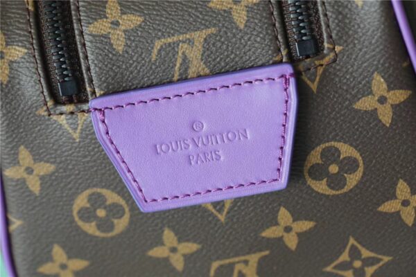 1:1 Replica Louis Vuitton Dopp Kit Poche Toilette Monogram Canvas By Virgil Abloh's Minty /Purple For Women, Women's Wallets 11in/28cm LV 