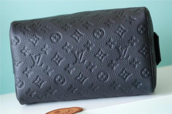 1:1 Replica Louis Vuitton Dopp Kit Toilet Pouch Monogram Empreinte Black For Women, Women's Wallets 11in/28cm LV