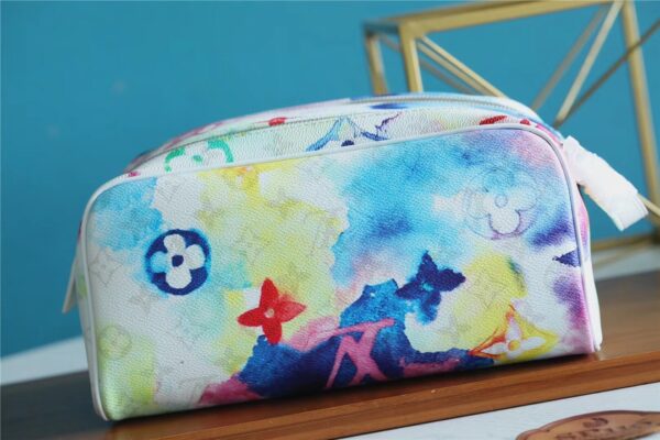 1:1 Replica Louis Vuitton Dopp Kit Toilet Pouch Monogram Empreinte Multiple Color For Women, Women's Wallets 11in/28cm LV