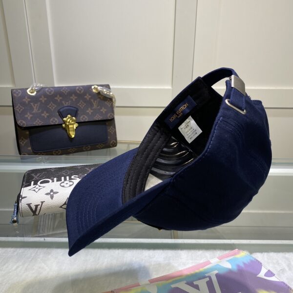 Louis Vuitton Embroidered Logo Baseball Cap Purple LV Cap