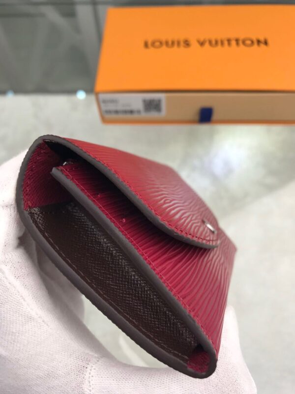 1:1 Replica Louis Vuitton Emilie Wallet Epi Fuchsia For Women, Women's Wallets 7.5in/19cm LV 