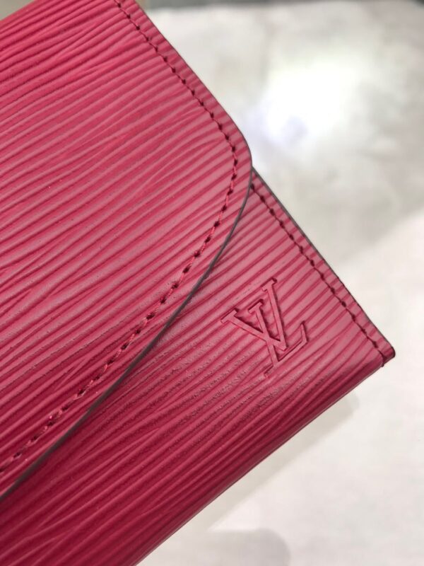 1:1 Replica Louis Vuitton Emilie Wallet Epi Fuchsia For Women, Women's Wallets 7.5in/19cm LV 