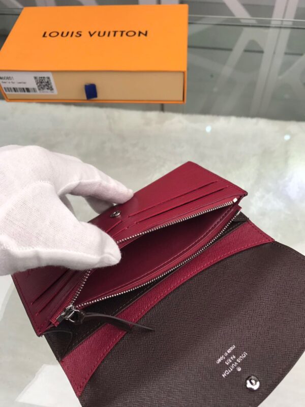 1:1 Replica Louis Vuitton Emilie Wallet Epi Fuchsia For Women, Women's Wallets 7.5in/19cm LV 