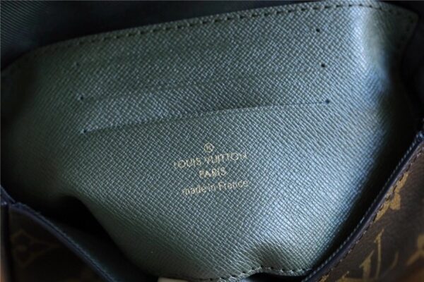 1:1 Replica Louis Vuitton Felicie Strap & Go Monogram Canvas Khaki Green For Women, Women's Wallets 6.7in/17cm LV M80091