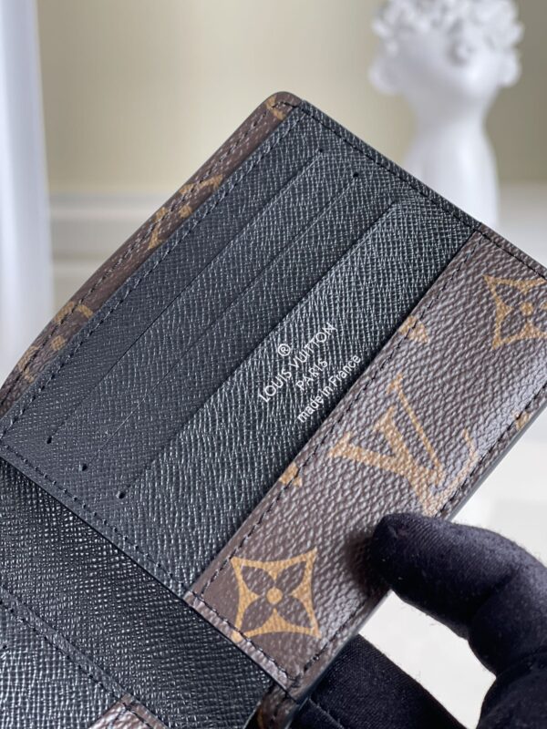 1:1 Replica Louis Vuitton Gaspar Wallet Monogram Macassar Canvas For Men, Men's Wallet 11cm LV M93801