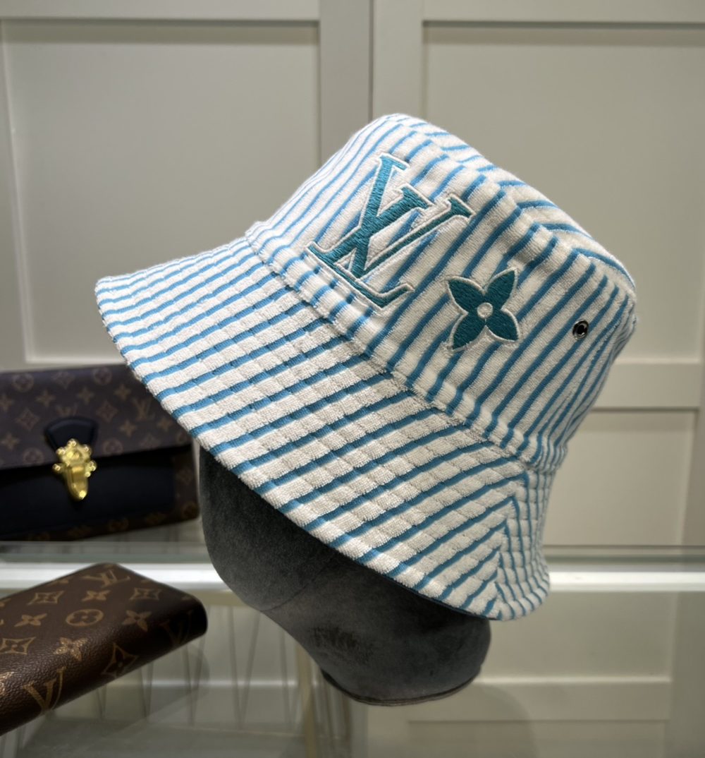 Louis Vuitton Graphical Bucket Hat White LV Cap