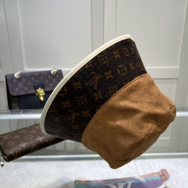 Louis Vuitton Illusion Denim Monogram Bucket Hat Brown LV Hat
