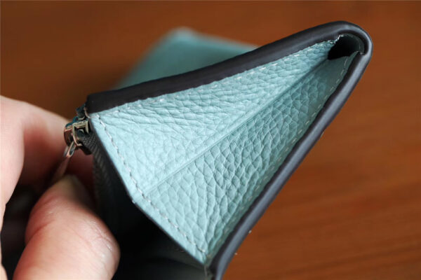 1:1 Replica Louis Vuitton Iris Compact Wallet Mahina Light Blue For Women, Women's Wallets 4.2in/12cm LV
