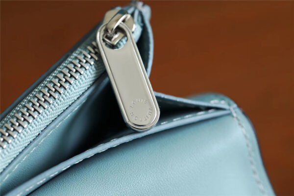 1:1 Replica Louis Vuitton Iris Compact Wallet Mahina Light Blue For Women, Women's Wallets 4.2in/12cm LV