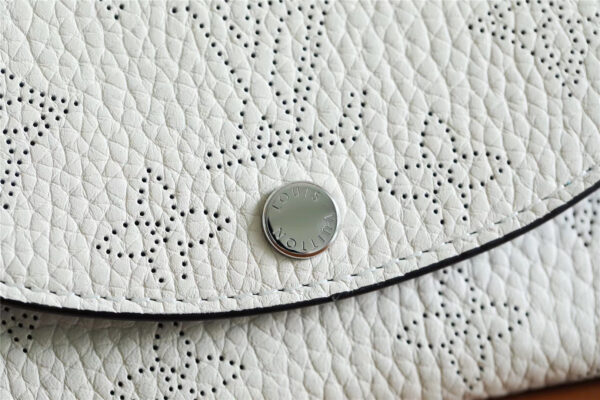 1:1 Replica Louis Vuitton Iris Compact Wallet Mahina White For Women, Women's Wallets 4.2in/12cm LV