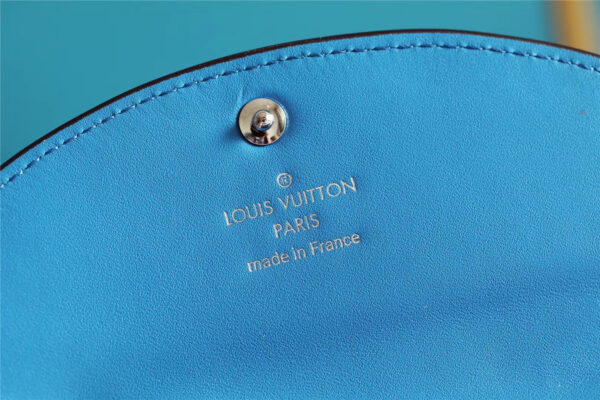 1:1 Replica Louis Vuitton Iris Compact Wallet Mahina White For Women, Women's Wallets 4.2in/12cm LV