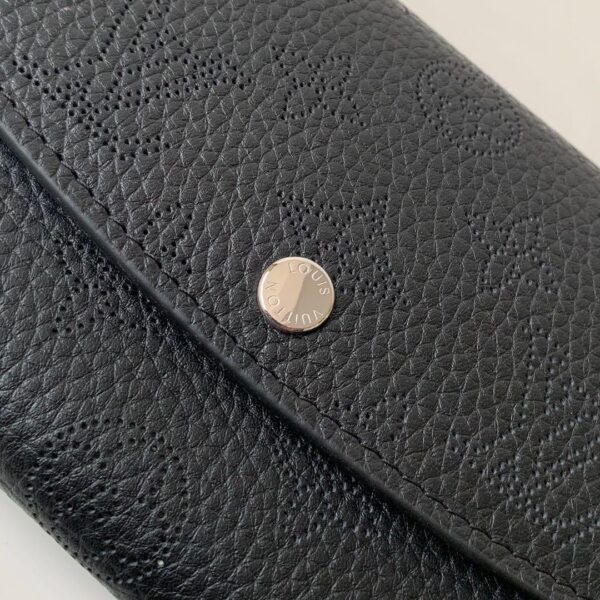 1:1 Replica Louis Vuitton Iris Wallet Monogram Canvas Black For Women, Women's Wallet 7.48in/19cm LV M60143
