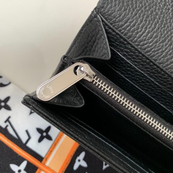 1:1 Replica Louis Vuitton Iris Wallet Monogram Canvas Black For Women, Women's Wallet 7.48in/19cm LV M60143