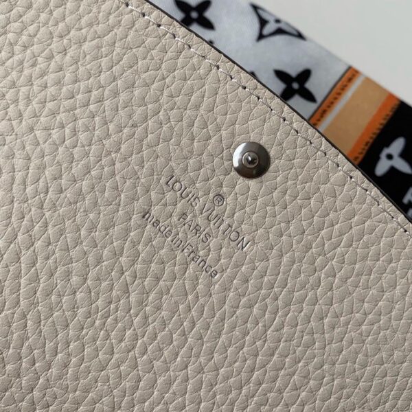 1:1 Replica Louis Vuitton Iris Wallet Monogram Canvas Greige For Women, Women's Wallet 19cm LV M60144