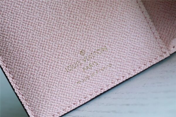 1:1 Replica Louis Vuitton Juliette Wallet Monogram Canvas Rose Ballerine Pink For Women, Women's Wallets 5.1in/13cm LV M80973