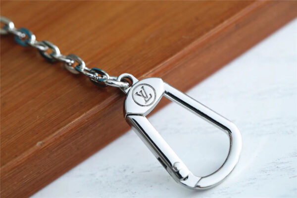 1:1 Replica Louis Vuitton Key Pouch Mahina Grey For Women, Women's Wallets 5.1in/13cm LV