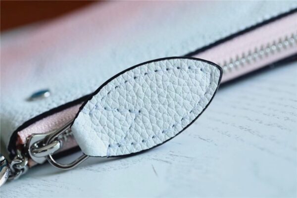 1:1 Replica Louis Vuitton Key Pouch Mahina Magnolia Pink For Women, Women's Wallets 5.1in/13cm LV M69508