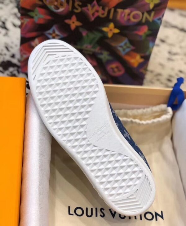 Louis Vuitton Luxembourg Sneaker Monogram Canvas Blue For Women LV