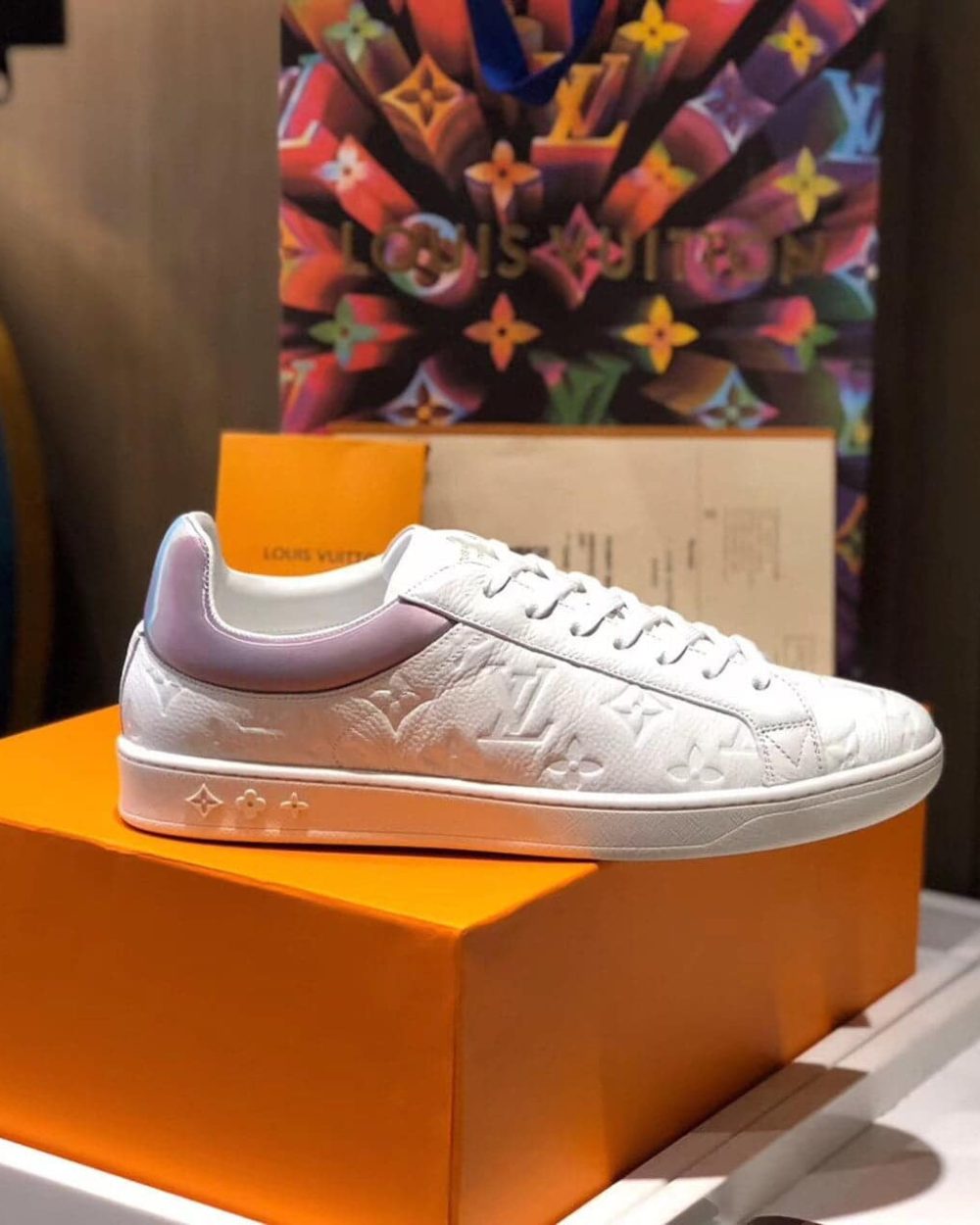 Louis Vuitton Luxembourg Sneaker Monogram Canvas White For Women LV