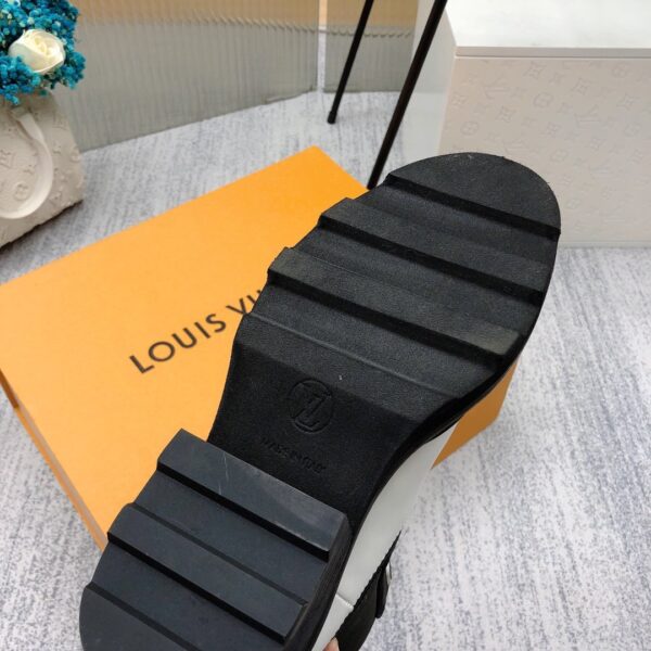 Louis Vuitton LV Beaubourg Ankle Boot Neoprene Black/White For Women LV 1A9GYE
