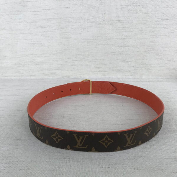 1:1 Replica Louis Vuitton LV Circle Reversible Monogram Canvas, LV Women Belt M9936V