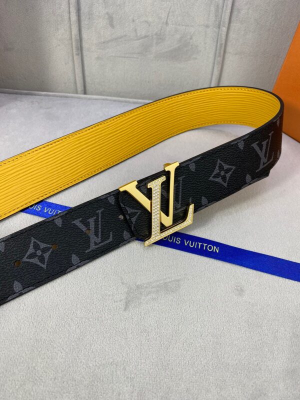 1:1 Replica Louis Vuitton LV Diamond Reversible Belt Monogram Eclipse, LV Women Belt