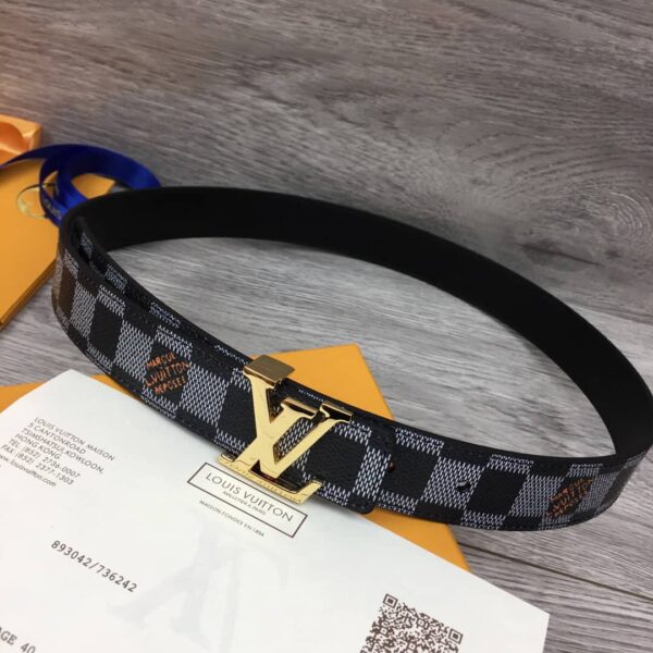 1:1 Replica Louis Vuitton LV Initiales Belt Black