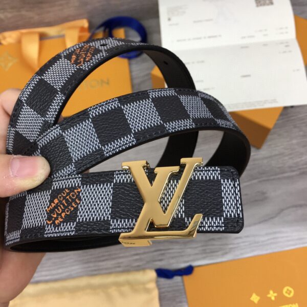 1:1 Replica Louis Vuitton LV Initiales Belt Black