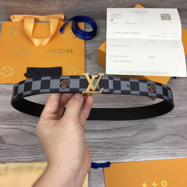 1:1 Replica Louis Vuitton LV Initiales Belt Black