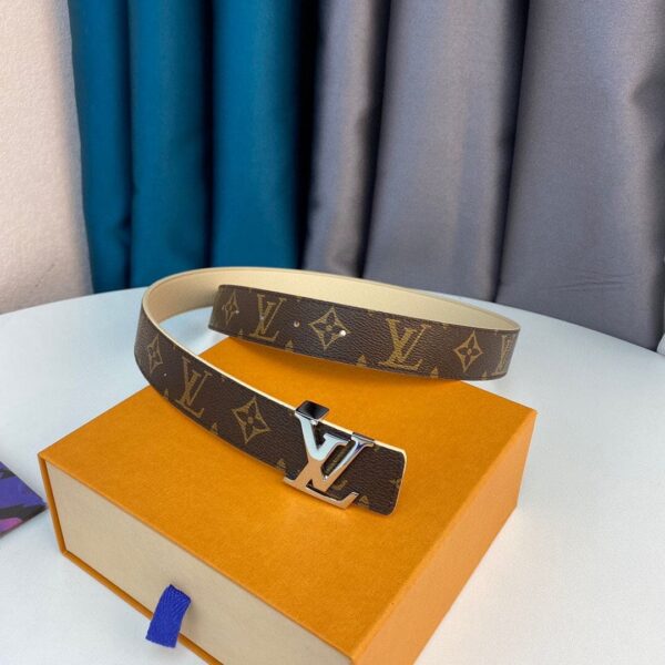 1:1 Replica Louis Vuitton LV Initiales Reversible Belt Monogram Canvas, LV Women Belt
