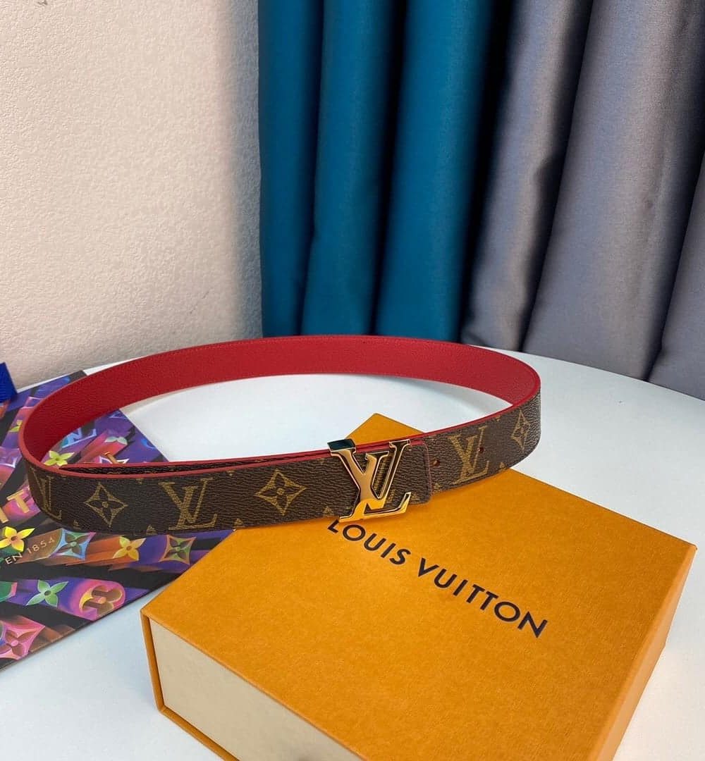 1:1 Replica Louis Vuitton LV Initiales Reversible Belt Monogram Canvas, Woment Belt M0322T