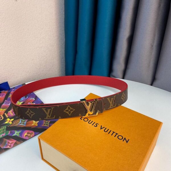 1:1 Replica Louis Vuitton LV Initiales Reversible Belt Monogram Canvas, Woment Belt M0322T