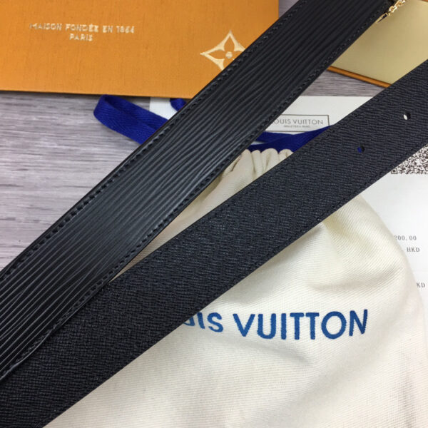 1:1 Replica Louis Vuitton LV Malletier Belt Epi Gold Toned Hardware LV Women Belt 