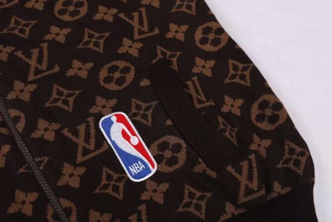 louis vuitton lv nba graphic blouson jacket brown for men kbpln