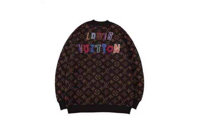 louis vuitton lv nba graphic blouson jacket brown for men